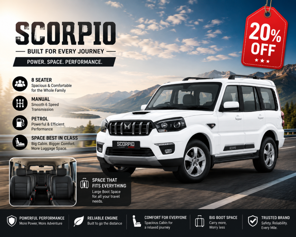 scorpio classic white