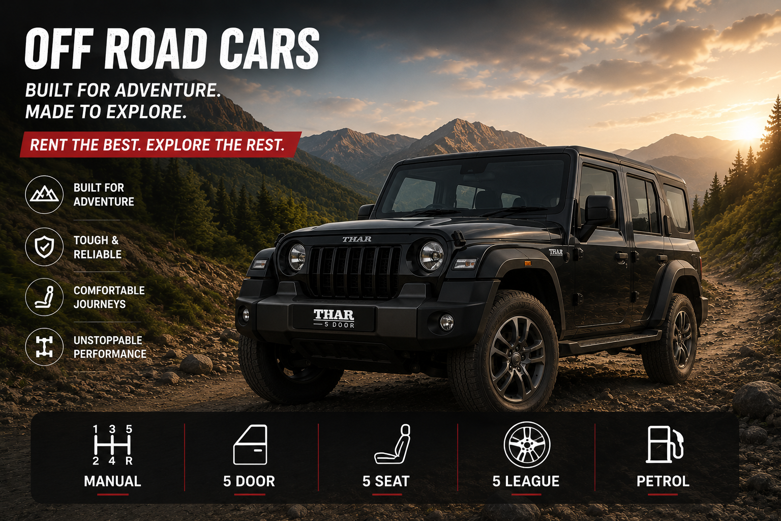 Home off road cars in sikar